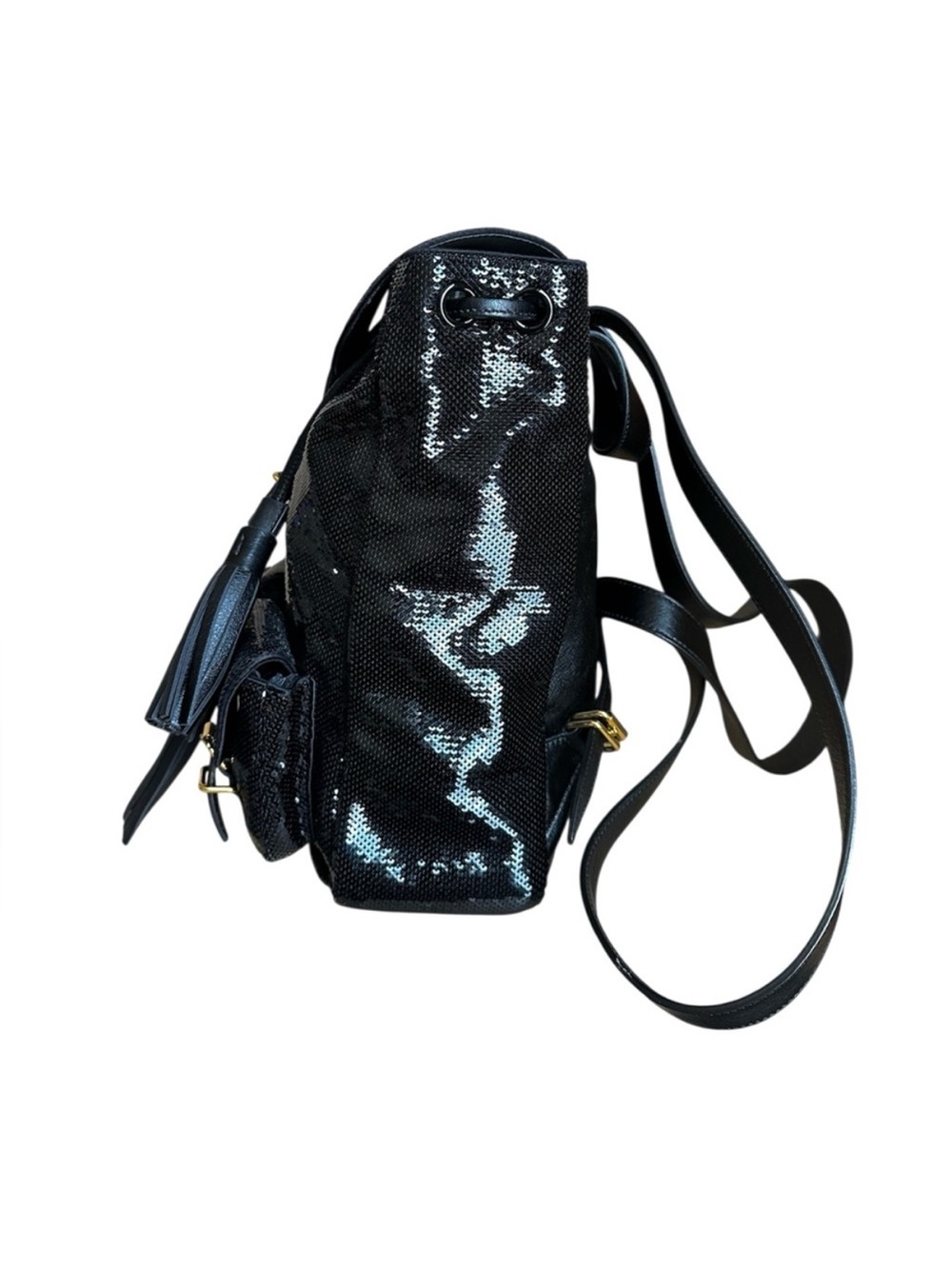 RARE Yves Saint Laurent
Festival Sequin gold hardware backpack RETAIL 3,500 - Picture 4 of 10